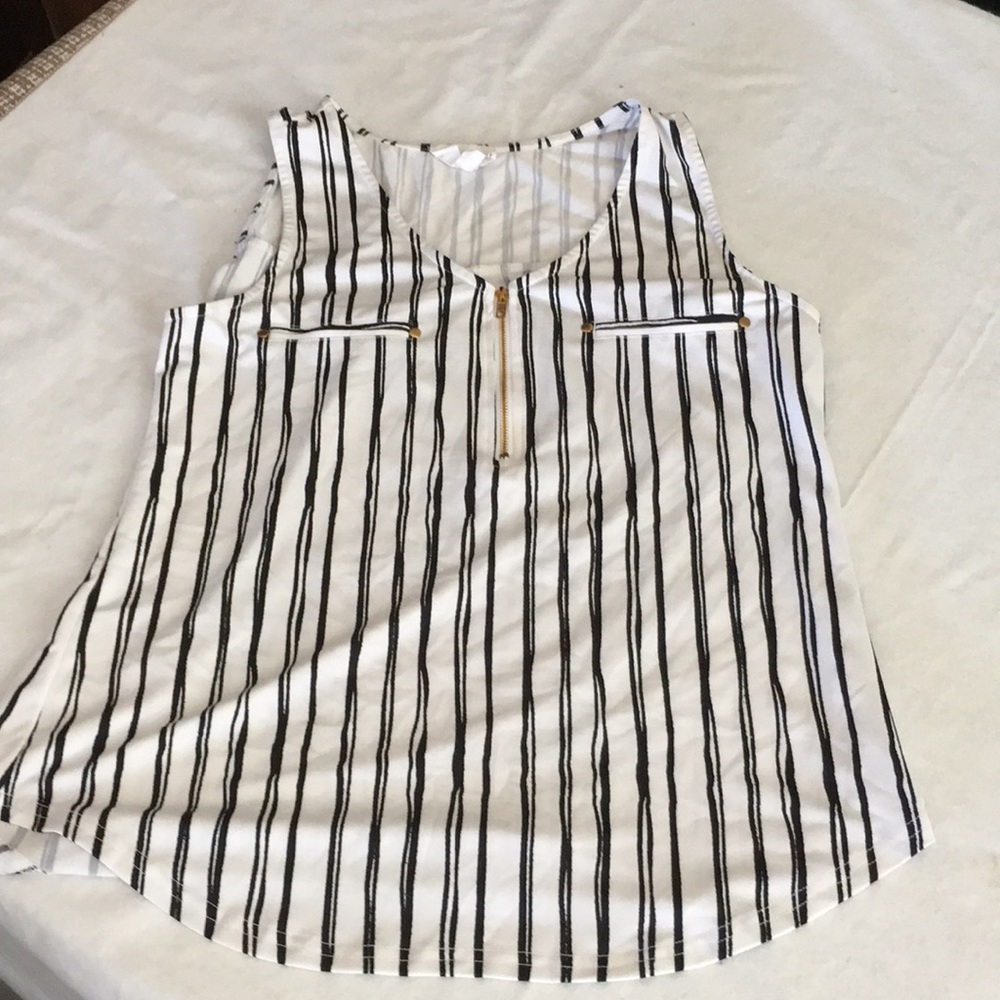 striped tank top